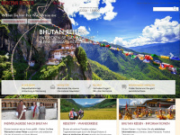 bhutan-reise.com Webseite Vorschau