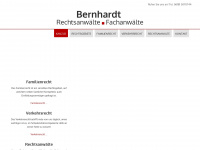 bernhardt-rechtsanwaelte.de Webseite Vorschau