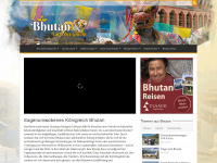 bhutan.de Webseite Vorschau