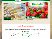 bioland-kapraun.de Webseite Vorschau