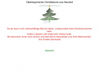 biologischer-christbaum.de Webseite Vorschau