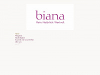 biana.de Webseite Vorschau