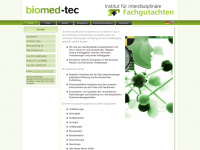 biomed-tec.de Webseite Vorschau