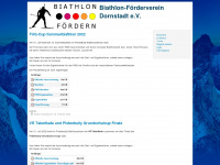 biathlon-foerderverein.de Webseite Vorschau