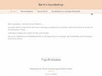 bertis-hundeshop.de Webseite Vorschau