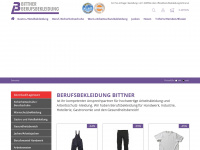 berufsbekleidung-bittner.com Webseite Vorschau