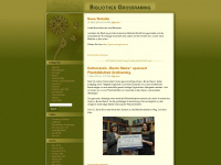bibliogrossraming.wordpress.com Webseite Vorschau