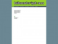 biboskript.de Webseite Vorschau