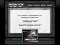 bloodandironprowrestling.de Webseite Vorschau