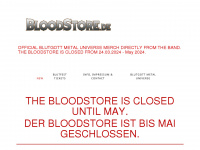 bloodstore.de Webseite Vorschau