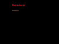 bickleder.de Webseite Vorschau