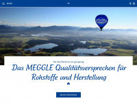 meggle.de Webseite Vorschau