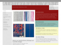 atelierhaus-vahle.de Webseite Vorschau