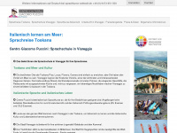 italienisch-lernen-am-meer.de Webseite Vorschau