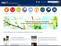biosphaerenvolkshochschule.de Webseite Vorschau