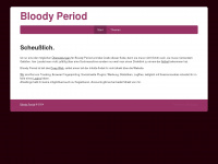 bloodyperiod.de Webseite Vorschau