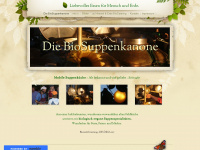 biosuppenkanone.de Webseite Vorschau