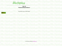 biotopics.de Webseite Vorschau