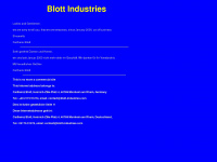 blott-industries.de Webseite Vorschau