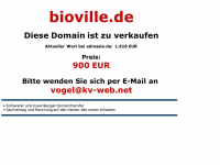 bioville.de Webseite Vorschau