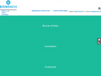 biebrach.de Webseite Vorschau