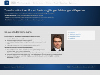 bienemann-consulting.de Webseite Vorschau