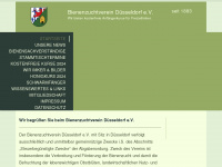 bienenzuchtvereinduesseldorf.de Webseite Vorschau