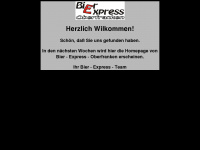 bier-express-oberfranken.de Webseite Vorschau