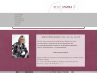birgit-andree.de Webseite Vorschau