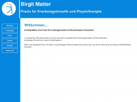 birgit-matter.de Webseite Vorschau