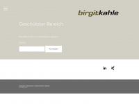 birgitkahle.com Webseite Vorschau