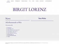 birgitlorenz.com Webseite Vorschau
