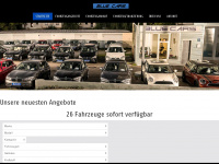 blue-cars.de Webseite Vorschau