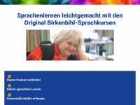 birkenbihl-sprachen.de Webseite Vorschau