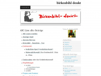 birkenbihldenkt.wordpress.com Webseite Vorschau
