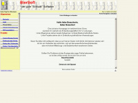 biersoft.de Webseite Vorschau