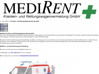 medirent-deutschland.de Webseite Vorschau