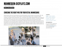 mannequin-displays.com Webseite Vorschau