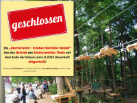 kletterwald-thale.de Webseite Vorschau