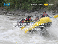 h2o-adventure.at Webseite Vorschau