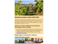 germany-castles-hotels.com Webseite Vorschau