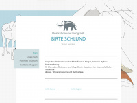 birte-schlund.de Webseite Vorschau
