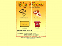 big-pizza.info Webseite Vorschau