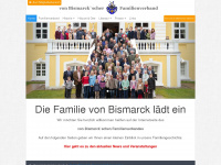 bismarck-familie.de Webseite Vorschau