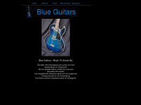 blueguitars.de Webseite Vorschau