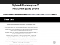 bigband-champagne.de Webseite Vorschau