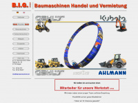 bigbaumaschinen.com Webseite Vorschau