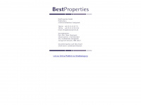 best-properties.de Webseite Vorschau