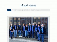 bluemixedvoices.de Webseite Vorschau