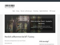 bit-factory.de Webseite Vorschau